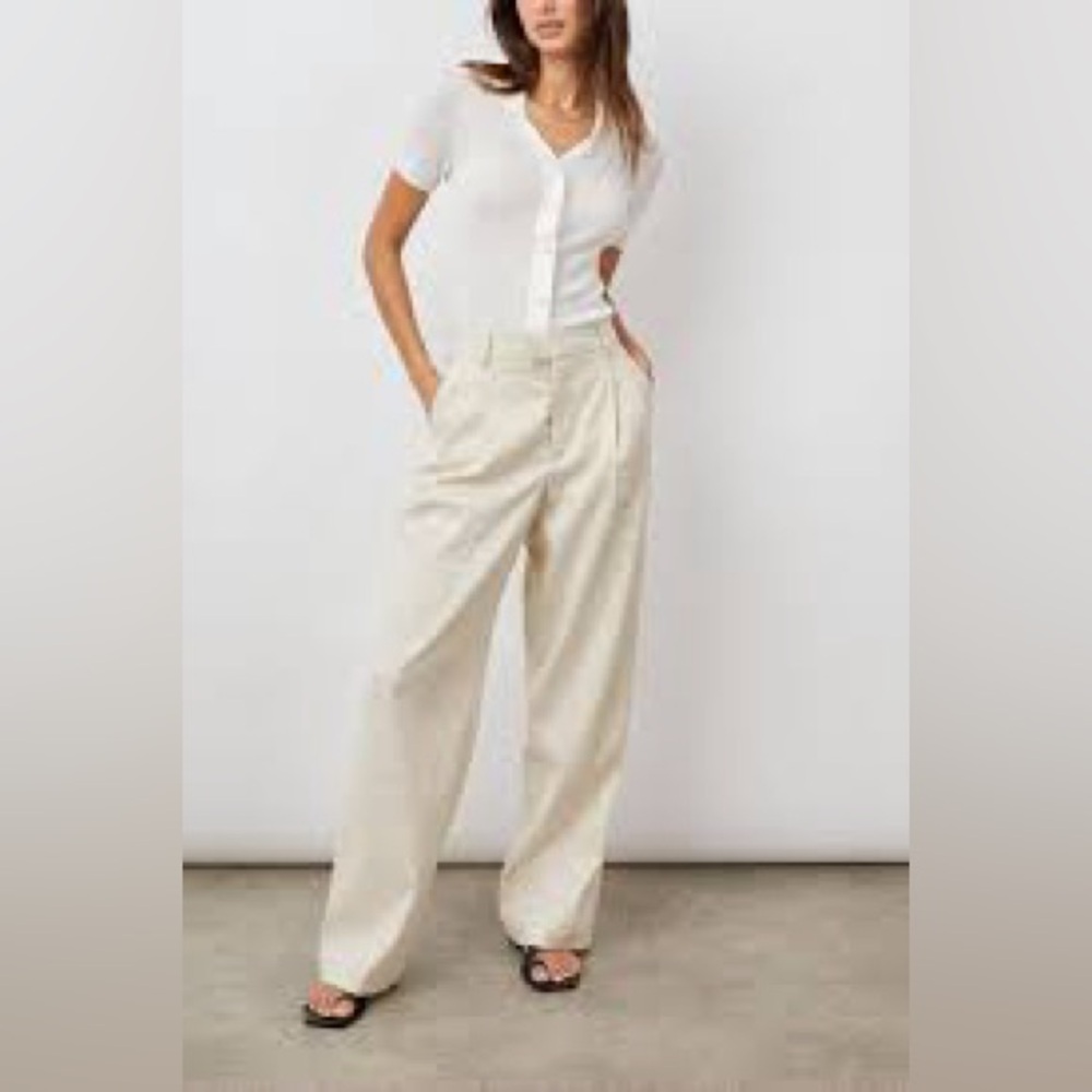 Rails Women’s linen trouser in Sand - NWT - Size 10